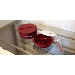 Tupperware Crystalwave Microwaveable Container Lunch Set Bowl BPA Free NEW
